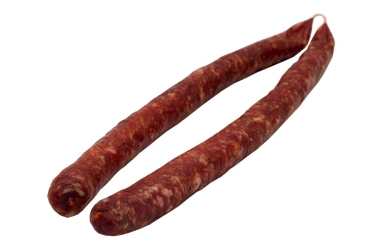 Hausgemachte mediterrane Salami, luftgetrocknet