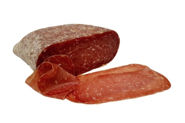 Magere und weiche Salami mit mildem und delikatem Geschmack.